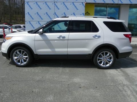 White Platinum Tri-Coat 2013 Ford Explorer Limited 4WD White Platinum Tri-Coat 2013 Ford Explorer Limited 4WD