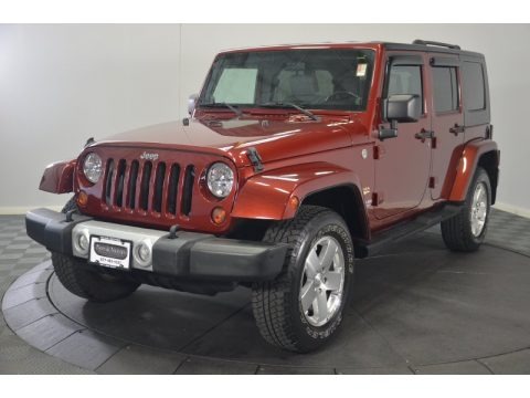 Red Rock Crystal Pearl 2010 Jeep Wrangler Unlimited Sahara 4x4 Red Rock Crystal Pearl 2010 Jeep Wrangler Unlimited Sahara 4x4