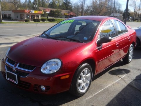 Blaze Red Pearlcoat 2004 Dodge Neon SXT