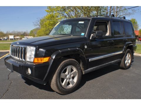 Black Clearcoat 2007 Jeep Commander Limited 4x4 Black Clearcoat 2007 Jeep Commander Limited 4x4