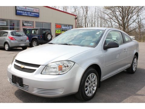 Silver Ice Metallic 2009 Chevrolet Cobalt LS Coupe