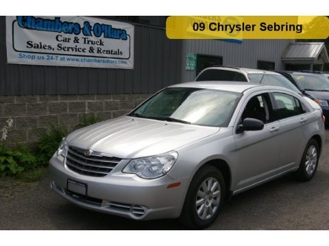 Bright Silver Metallic 2009 Chrysler Sebring LX Sedan