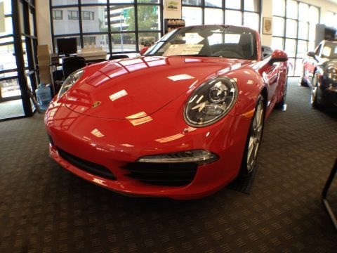 Guards Red 2012 Porsche New 911 Carrera S Cabriolet Guards Red 2012 Porsche New 911 Carrera S Cabriolet