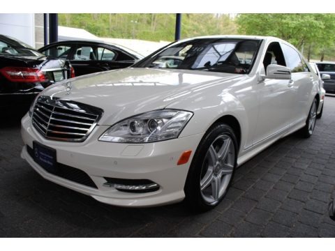 Diamond White Metallic 2010 Mercedes-Benz S 550 4Matic Sedan