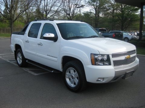 Summit White 2009 Chevrolet Avalanche Z71 4x4