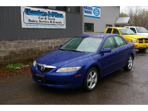 Lapis Blue Metallic 2004 Mazda MAZDA6 s Sedan Lapis Blue Metallic 2004 Mazda MAZDA6 s Sedan