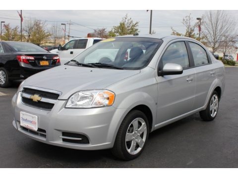 Cosmic Silver 2009 Chevrolet Aveo LT Sedan Cosmic Silver 2009 Chevrolet Aveo LT Sedan