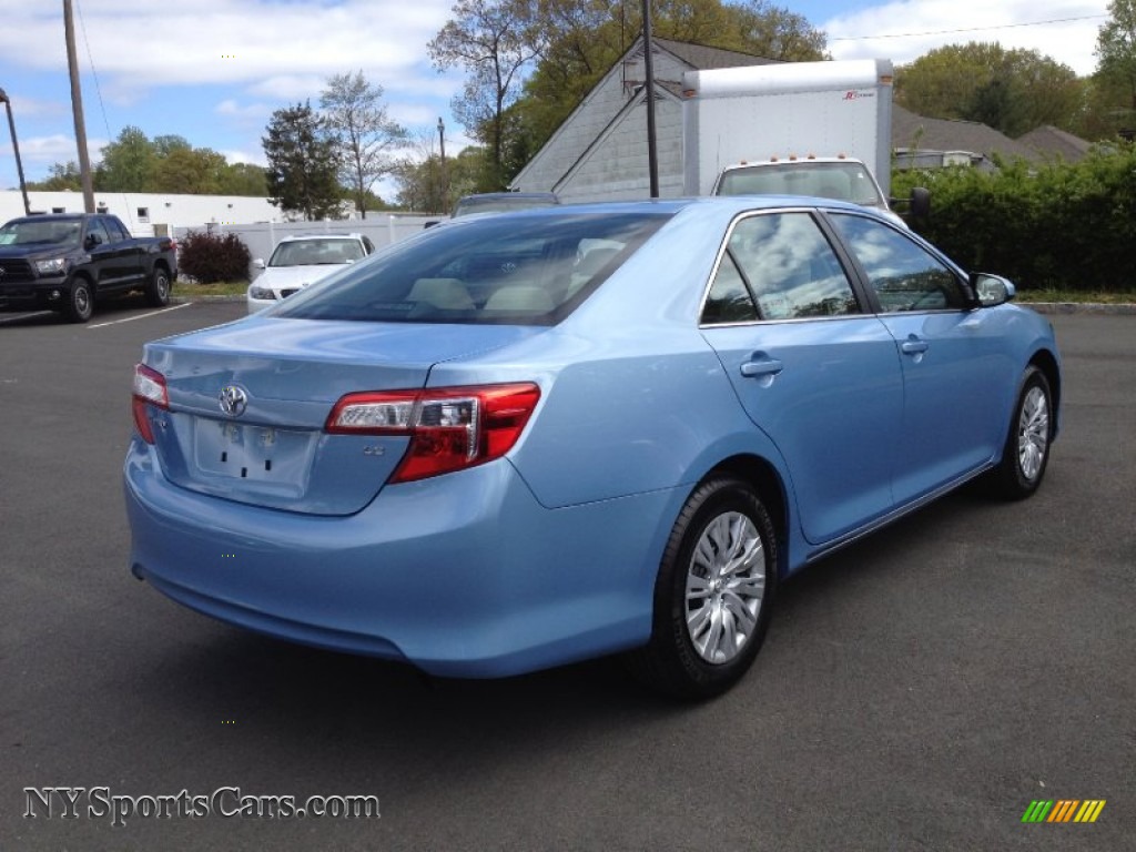 2012 Camry LE - Clearwater Blue Metallic / Ivory photo #5