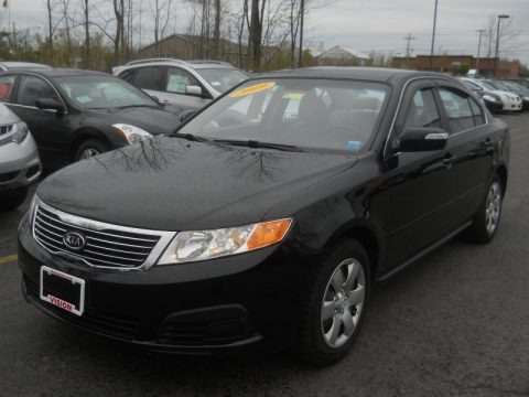 Ebony Black 2009 Kia Optima LX Ebony Black 2009 Kia Optima LX