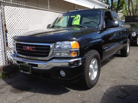 Onyx Black 2005 GMC Sierra 1500 Z71 Extended Cab 4x4 Onyx Black 2005 GMC Sierra 1500 Z71 Extended Cab 4x4