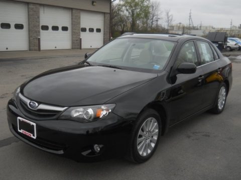 Obsidian Black Pearl 2010 Subaru Impreza 2.5i Premium Sedan Obsidian Black Pearl 2010 Subaru Impreza 2.5i Premium Sedan
