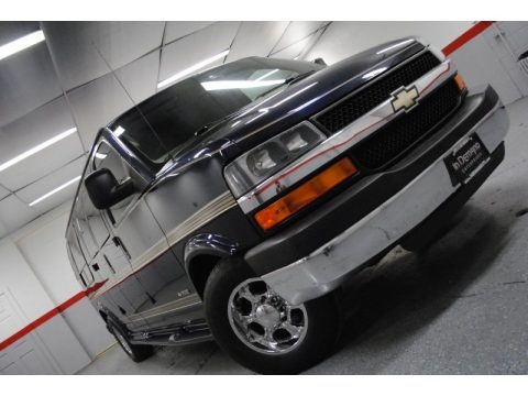Dark Blue Metallic 2005 Chevrolet Express 2500 Extended Passenger Conversion Van Dark Blue Metallic 2005 Chevrolet Express 2500 Extended Passenger Conversion Van
