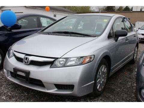 Alabaster Silver Metallic 2009 Honda Civic DX-VP Sedan Alabaster Silver Metallic 2009 Honda Civic DX-VP Sedan