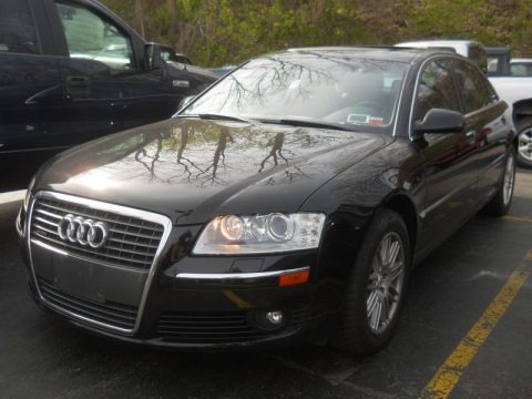 Brilliant Black 2006 Audi A8 L 4.2 quattro