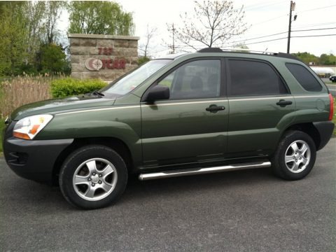 Royal Jade Green 2006 Kia Sportage LX