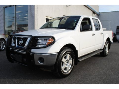 Avalanche White 2008 Nissan Frontier SE Crew Cab 4x4