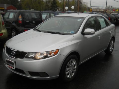 Bright Silver 2010 Kia Forte EX
