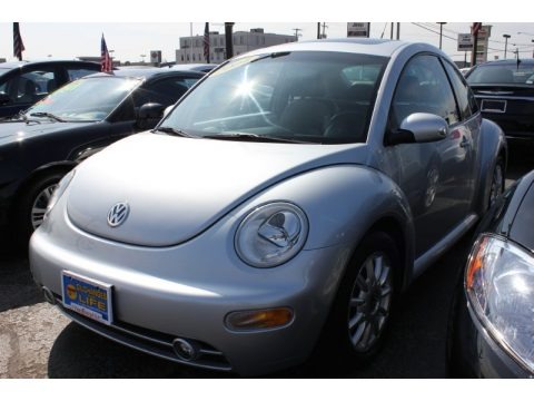 Reflex Silver Metallic 2004 Volkswagen New Beetle GLS Coupe Reflex Silver Metallic 2004 Volkswagen New Beetle GLS Coupe