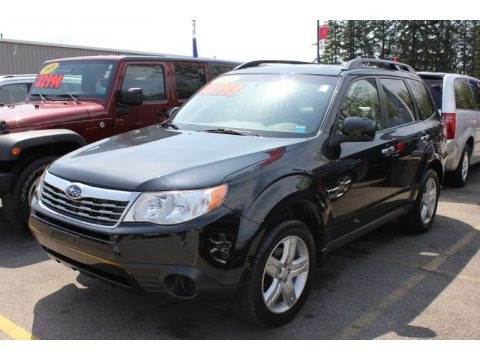 Obsidian Black Pearl 2010 Subaru Forester 2.5 X Premium Obsidian Black Pearl 2010 Subaru Forester 2.5 X Premium