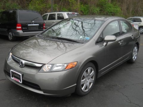 Galaxy Gray Metallic 2007 Honda Civic LX Sedan Galaxy Gray Metallic 2007 Honda Civic LX Sedan