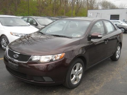 Dark Cherry 2010 Kia Forte EX