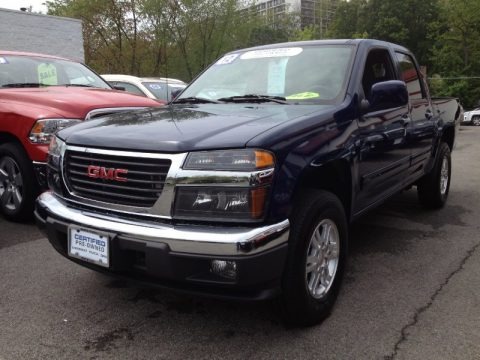 Navy Blue 2012 GMC Canyon SLE Crew Cab 4x4 Navy Blue 2012 GMC Canyon SLE Crew Cab 4x4