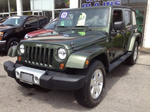 Jeep Green Metallic 2009 Jeep Wrangler Unlimited Sahara 4x4 Jeep Green Metallic 2009 Jeep Wrangler Unlimited Sahara 4x4