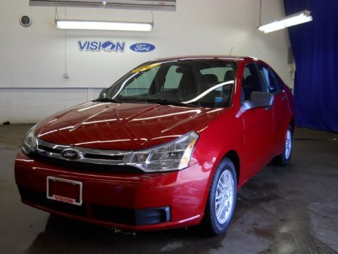 Sangria Red Metallic 2010 Ford Focus SE Sedan