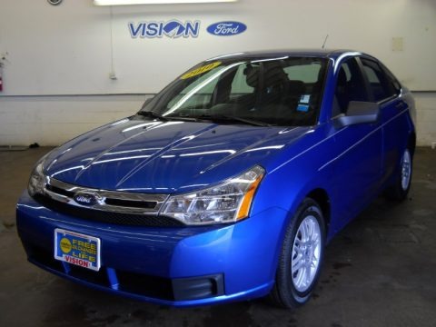 Blue Flame Metallic 2010 Ford Focus SE Sedan