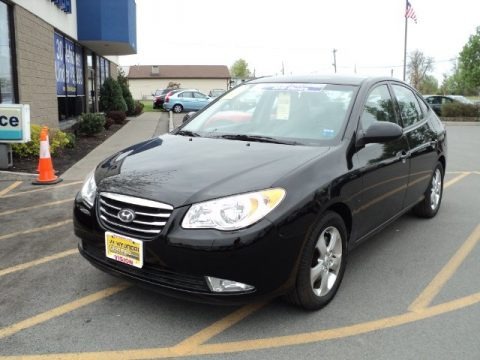 Ebony Black 2010 Hyundai Elantra SE Ebony Black 2010 Hyundai Elantra SE