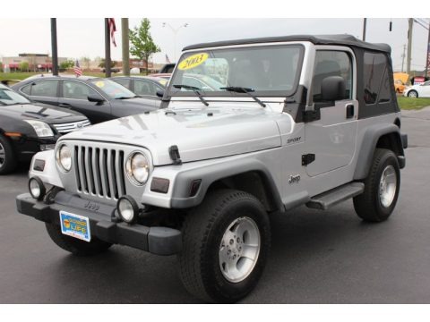 Bright Silver Metallic 2003 Jeep Wrangler Sport 4x4 Bright Silver Metallic 2003 Jeep Wrangler Sport 4x4