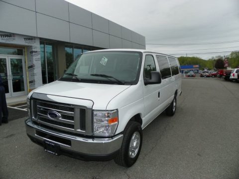 Oxford White 2010 Ford E Series Van E350 XLT Passenger Extended Oxford White 2010 Ford E Series Van E350 XLT Passenger Extended