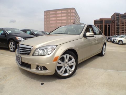 Pearl Beige Metallic 2011 Mercedes-Benz C 300 Luxury 4Matic
