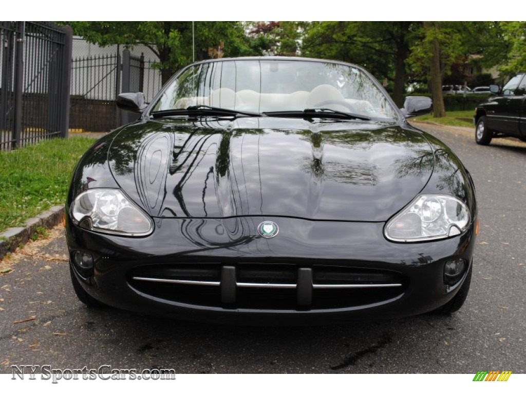 2000 XK XK8 Convertible - Anthracite Black Mica / Cashmere photo #2