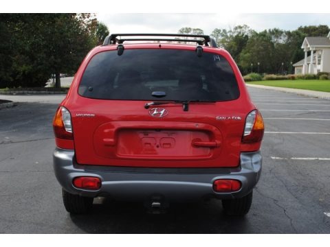 Merlot Red 2003 Hyundai Santa Fe I4 Merlot Red 2003 Hyundai Santa Fe I4