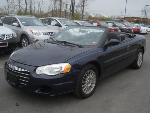 Deep Sapphire Blue Pearl 2004 Chrysler Sebring LX Convertible
