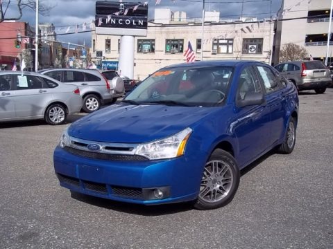 Blue Flame Metallic 2010 Ford Focus SE Sedan