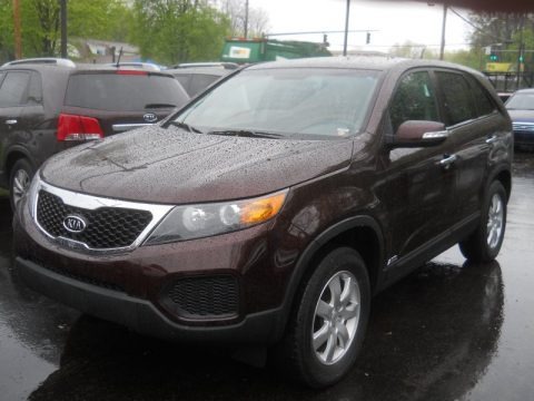 Dark Cherry 2011 Kia Sorento LX AWD