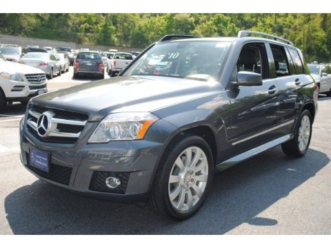 Steel Grey Metallic 2010 Mercedes-Benz GLK 350 4Matic Steel Grey Metallic 2010 Mercedes-Benz GLK 350 4Matic