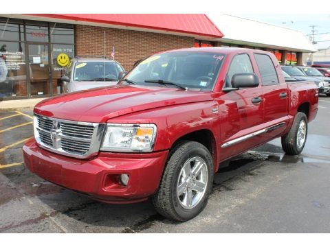 Deep Cherry Red Crystal Pearl 2011 Dodge Dakota Laramie Crew Cab 4x4 Deep Cherry Red Crystal Pearl 2011 Dodge Dakota Laramie Crew Cab 4x4