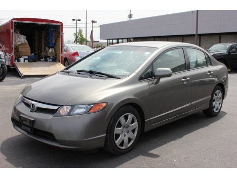 Borrego Beige Metallic 2008 Honda Civic LX Sedan