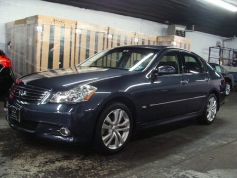 Slate Blue 2009 Infiniti M 35x AWD Sedan