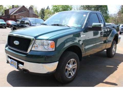 Forest Green Metallic 2007 Ford F150 XL Regular Cab 4x4