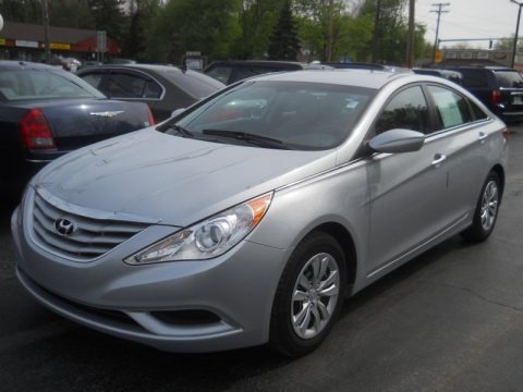 Radiant Silver 2011 Hyundai Sonata GLS