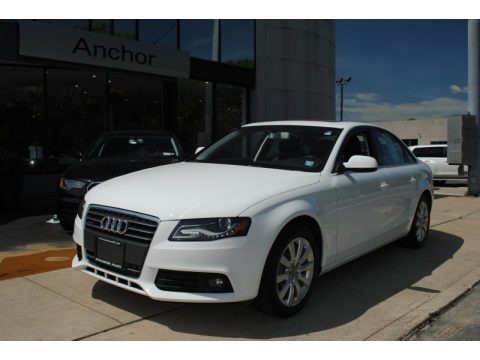 Ibis White 2011 Audi A4 2.0T quattro Sedan