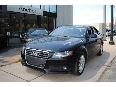 Brilliant Black 2010 Audi A4 2.0T quattro Sedan