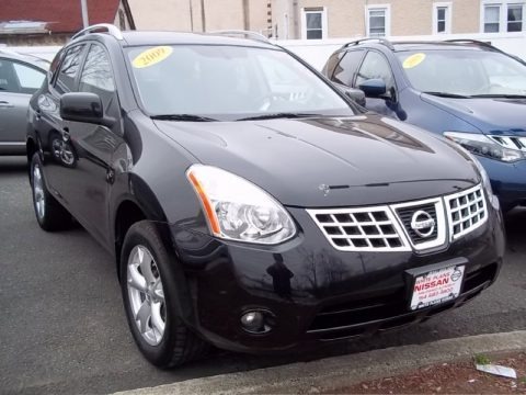 Wicked Black 2009 Nissan Rogue SL AWD