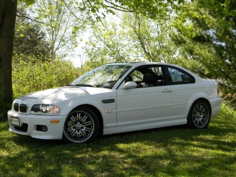 Alpine White 2004 BMW M3 Coupe Alpine White 2004 BMW M3 Coupe