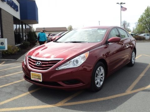 Venetian Red 2011 Hyundai Sonata GLS
