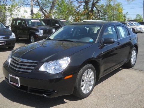 Brilliant Black Crystal Pearl 2010 Chrysler Sebring Limited Sedan
